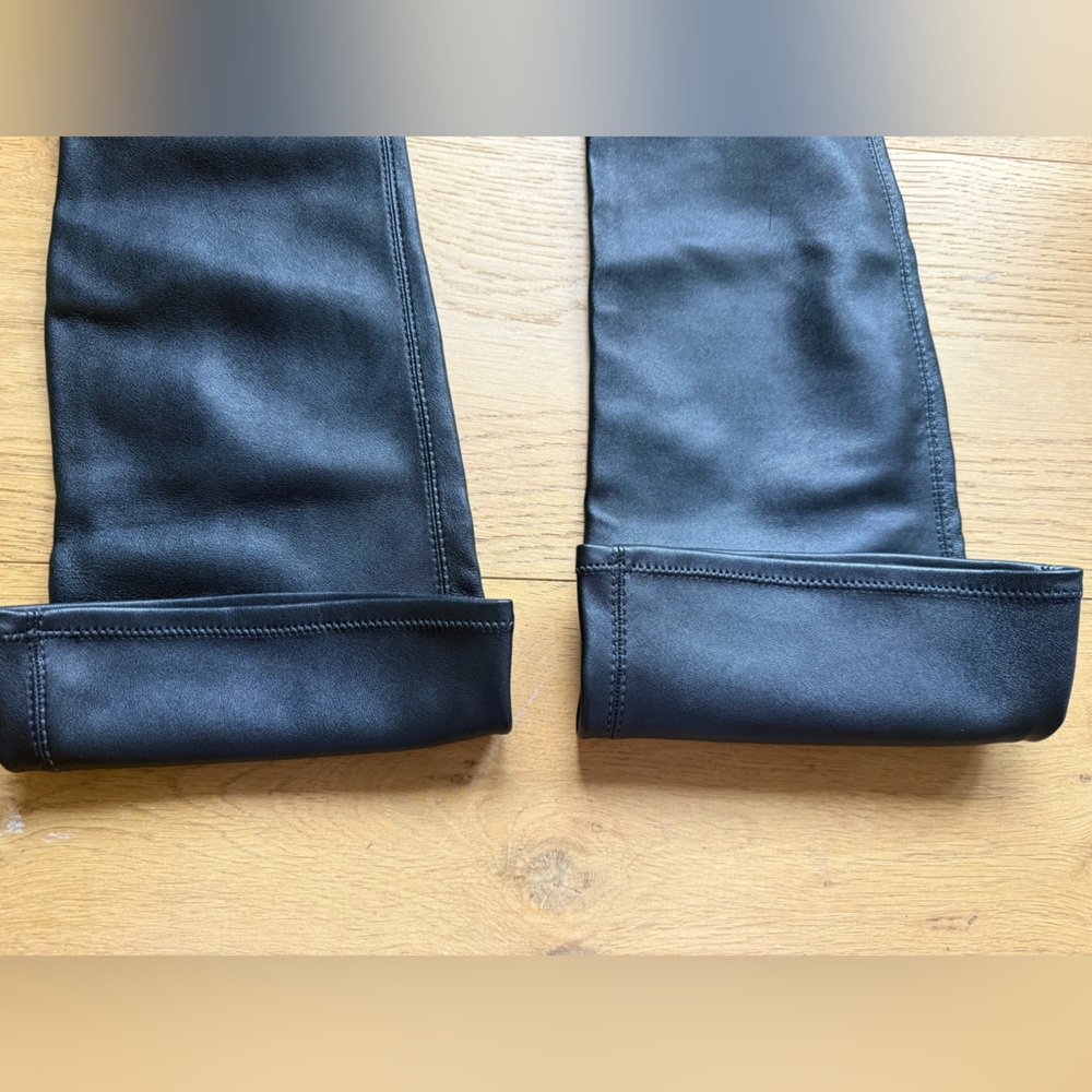 Alice + Olivia DAE Stretch Over The Knee Boots Black Leather Size US 8 Rare - Picture 14 of 14